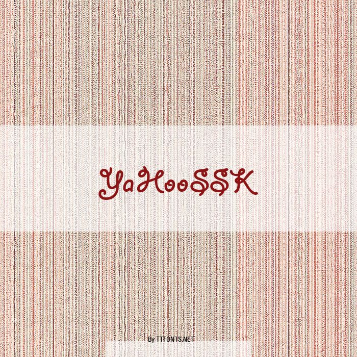 YaHooSSK example